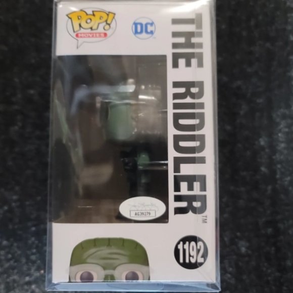 Funko Pop! The Batman the Riddler signed pop - Picture 2 of 6